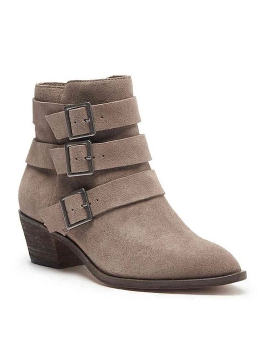 Sole Society Shoes - Sole Society Taupe Nelmaeya Suede Boots size 7